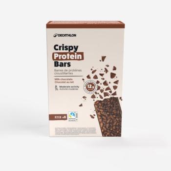 Proteinszelet, csokoládés, ropogós, 8 db Decathlon kép