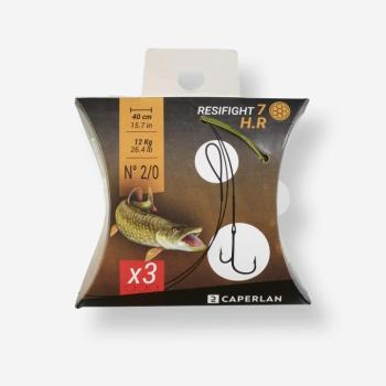 RESIFIGHT 7 Ryder drótelőke horoggal, 12 kg, 3 db ragadozó halakhoz Caperlan kép