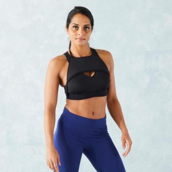 SPORTMELLTARTÓ CROSSTRÉNINGHEZ, FEKETE Domyos kép