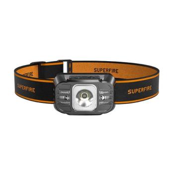 Superfire HL75-X, headlamp, 220lm, USB kép