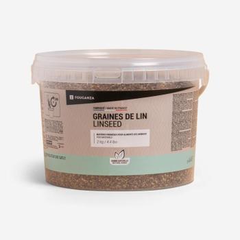 Takarmánykiegészítő lovaknak és póniknak, lenmag, 2 kg Fouganza kép
