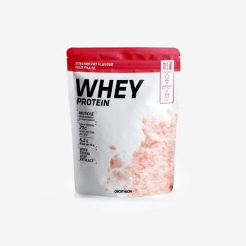 Tejsavófehérje, eper, 900 g Decathlon kép
