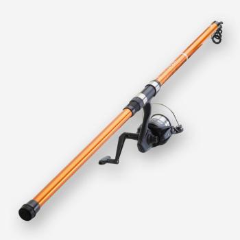 Tengeri horgászbot orsóval, teleszkópos - Seacoast Light 100 300 Caperlan kép