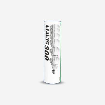 Tollaslabda Mavis 300, 6 db, műanyag, fehér Yonex kép